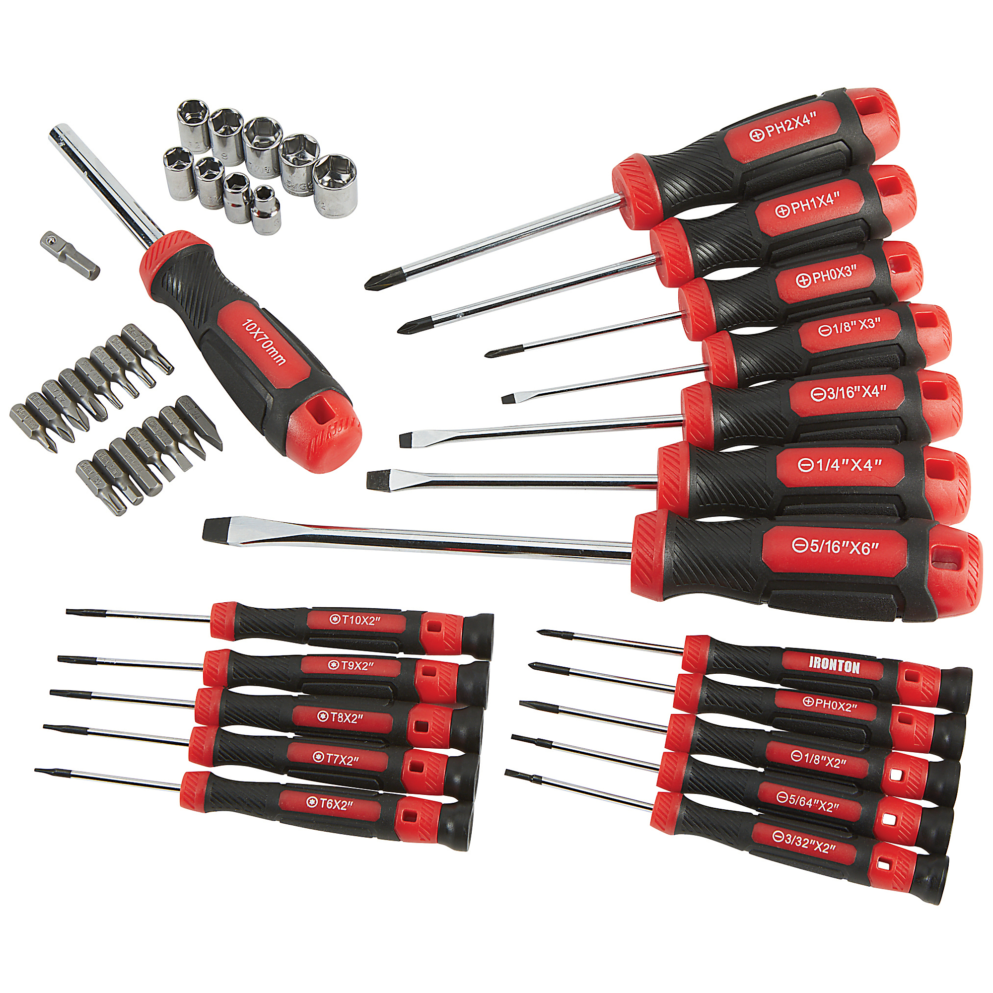 Ironton 45-Pc. Screwdriver Set, Model# DF220624-10